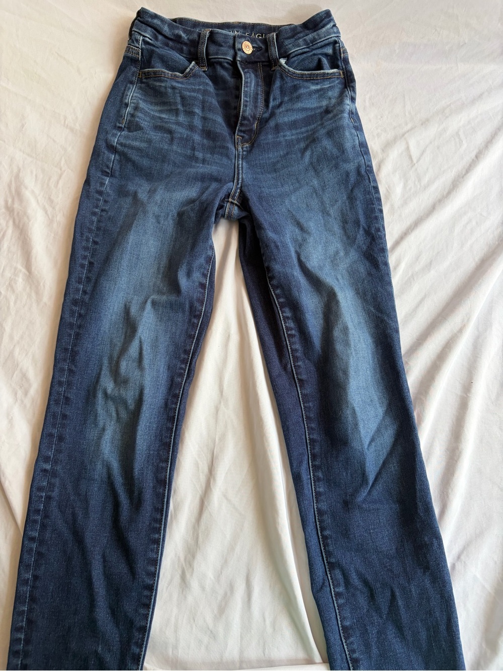 American Eagle Next Level Stretch Curvy Super High Rise Jegging Jeans Size 0